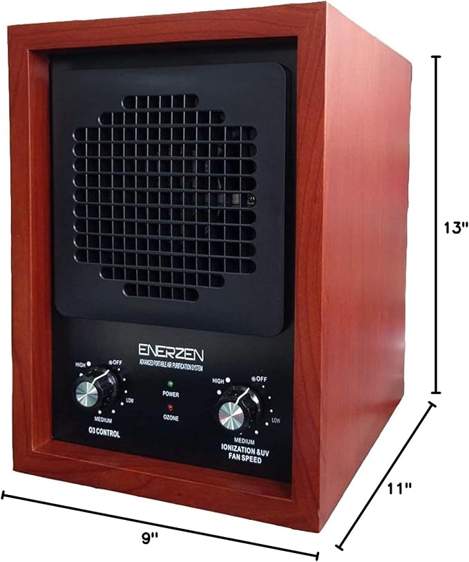 Enerzen LB-444 Commercial HEPA Air Purifier 3500 Sq. Ft. Ozone Ionizer Cleaner Clean Air