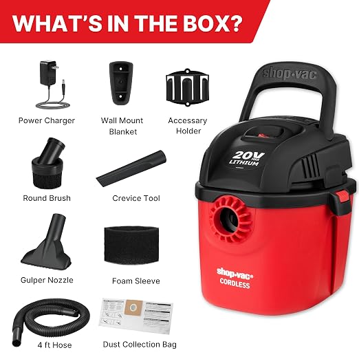 Shop-Vac 1 Gallon Cordless Wet/Dry Vac