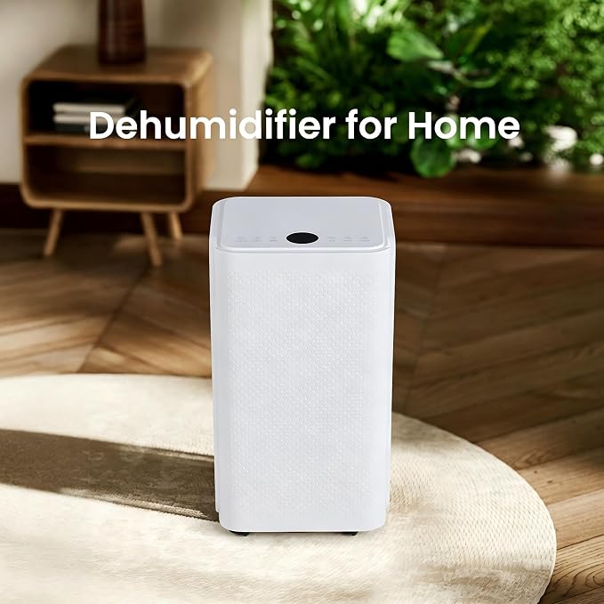 DUMOS 30Pints Dehumidifier with Drain Hose, Most Efficient Energy Star, 2,000 Sq.Ft Dehumidifier for Basement, 0.53 Gallon Tank, Low 38dB, Smart Humidity Ring, Ideal Humidity Remover for Home, Bedroom