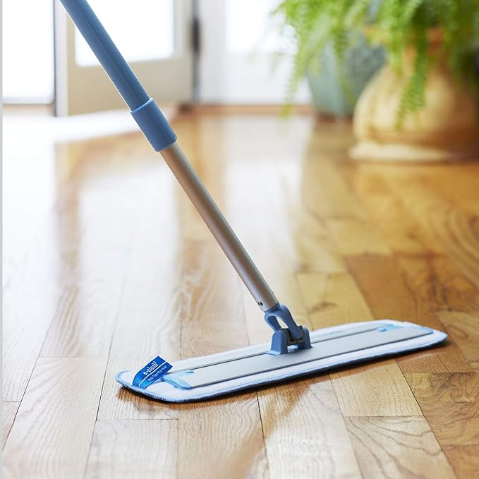 E-Cloth Deep Clean Mop Head, Microfiber Mop Head Replacement for Floor Cleaning, Great for Hardwood, Laminate, Tile and Stone Flooring, Washable and Reusable, 100 Wash Guarantee, 1 Pack