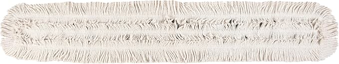 Restaurantware-MOP HEAD ONLY: Clean Tek Professional 59.84 x 5 Inch Dry Mop Head, 1 For Dusting - Frame And Handle Sold Separately, Disposable, Cotton, For Home And Office
