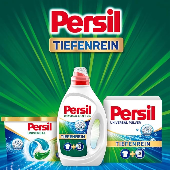 Persil Universal Detergent Powder (20 Loads | 2.6 lbs | 1.2 kg) - All-in-one Solution For Deep Clean Laundry And Freshness For The Machine