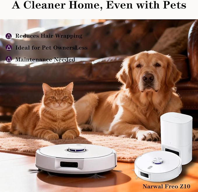 Replacement Parts for Narwal Freo Z10/Freo Z10 Ultra Robot Vacuum Accessories (1 Pack Main Brush Cap)