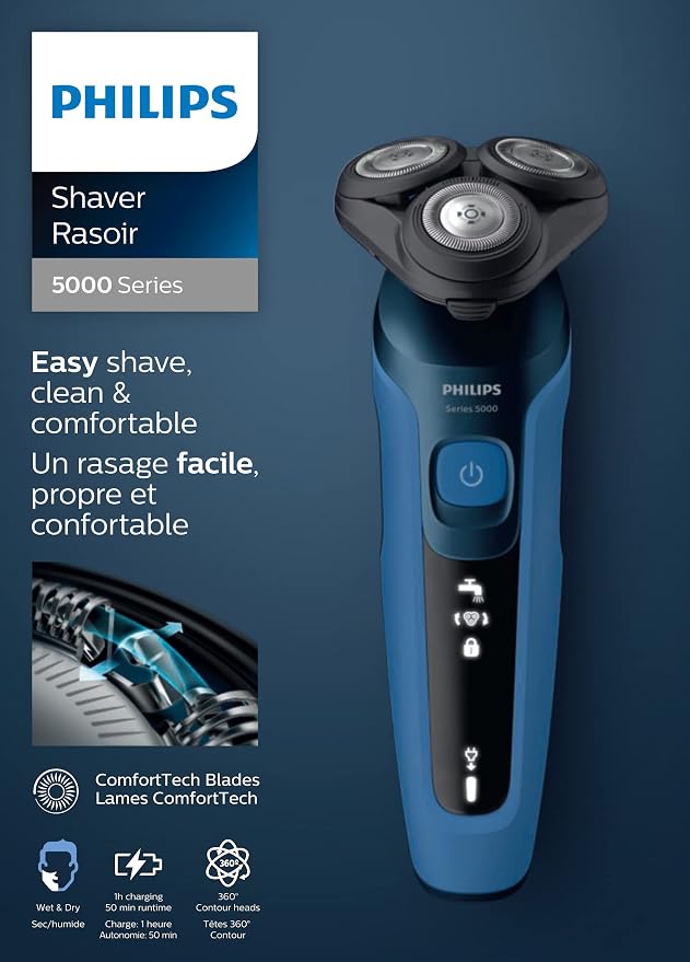 Philips Series 5000, Wet & Dry Electric Shaver, S5466/17
