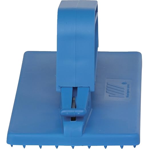 Vikan 55103 Pad Holder,Handheld,9" x 3.7",PP/SS,Blue
