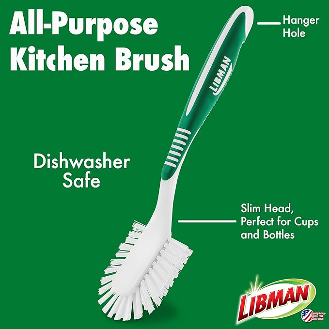 Libman All-Purpose Kitchen Brush | Case of 6