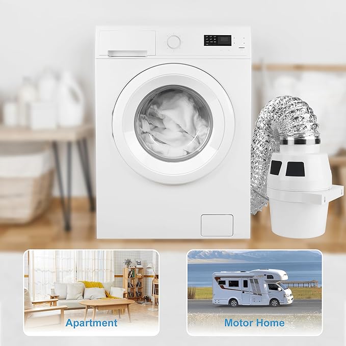 ๐จ๐ฝ๐ด๐ฟ๐ฎ๐ฑ๐ฒ๐ฑ Oterbear 3 in 1 Indoor Dryer Vent Kit with Dryer Vent Hose - Dryer Lint Catcher Water Filter Bucket - Dryer Lint Trap for Electric Dryer, Filter Sponge with Holder, Filter Bucket