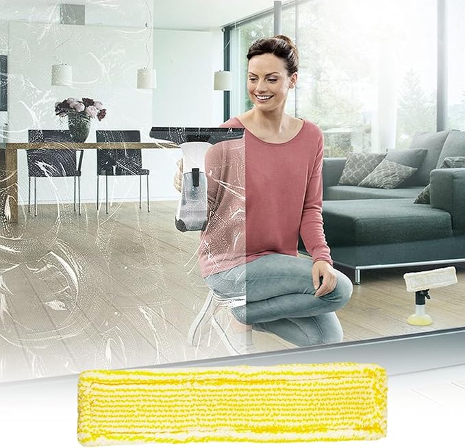 Quick Dry Polishing Cloths for WV2 WV5 Window Vacuum Cleaners Thickened Washable Fabric Replacement Pad Microfiber Cleaning Rags (10pcs)