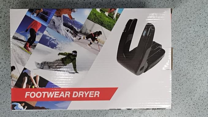 Portable Electric Shoes Boots Dryer and Warmer with Folding and Drying Adjustable Rack | Foldable portable design, 2-hour timer, quickly heat drying, nice for leather, sports shoes, travel-friendly for work boots