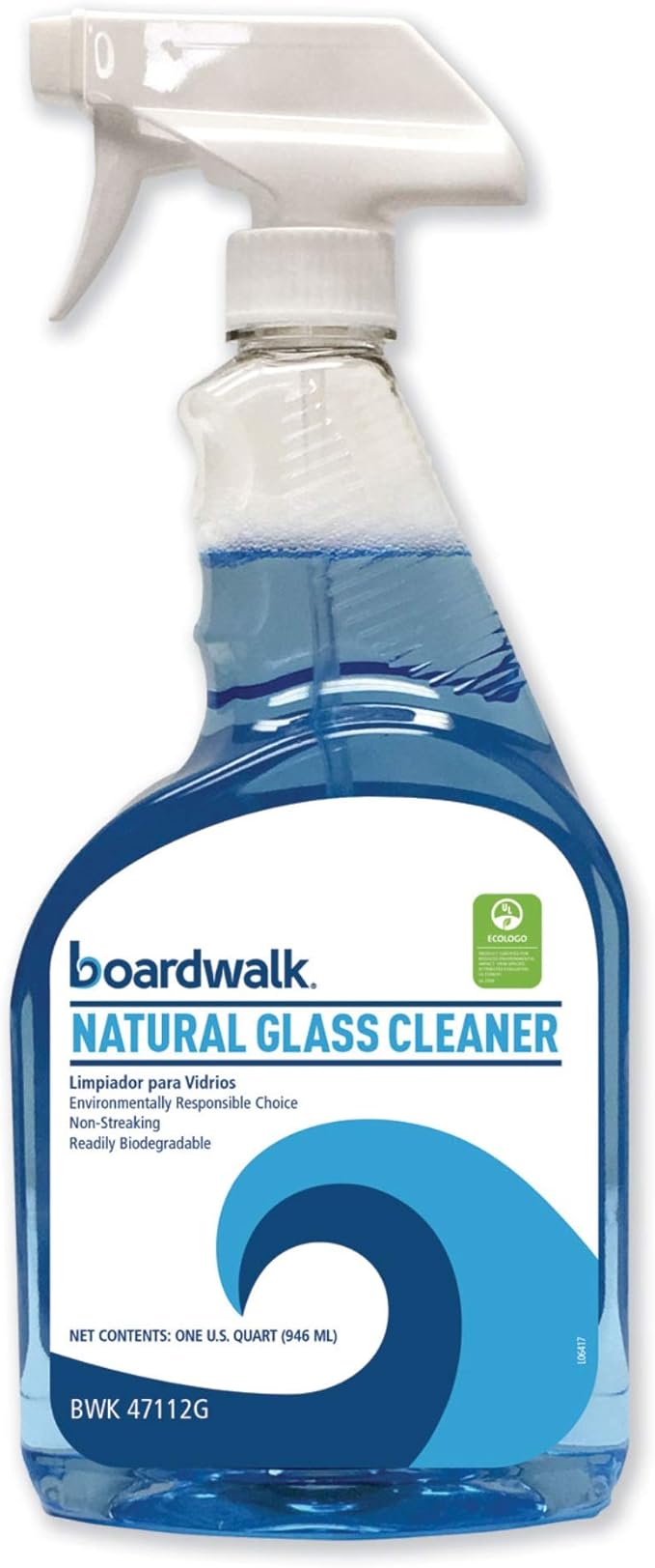 Boardwalk Natural Glass Cleaner, 32 Oz Trigger Spray Bottle, 12/carton