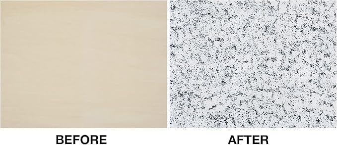 Granite Countertop Paint Kit - White Diamond Counter Top Refinishing Kit DIY Countertop Resurface Kit Works on Kitchen Bathroom