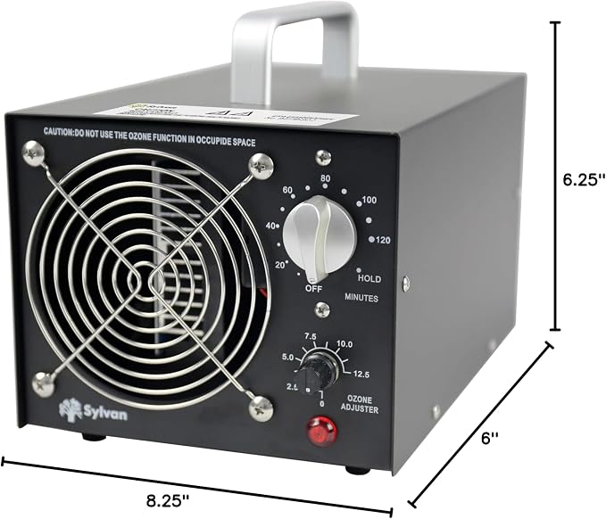 Sylvan Commercial Ozone Generator Machine 12500mg/hr Adjustable Ozone Output