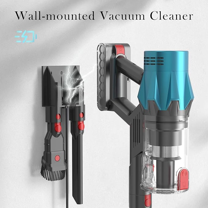 Cordless Vacuum Cleaner, Handheld Vacuum Cordless Rechargeable, Stick Vacuum Cordless for Hardwood Floors, Vacuum Cleaner Pet Hair, Upright Vacuum Cleaners, 600W 50Kpa, Portable Vacuum for Home