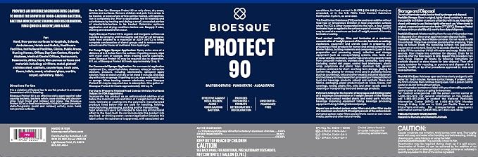 Bioesque Botanical Disinfectant Solution and Protect 90 Bundle, Heavy Duty Broad-Spectrum Disinfectant, Bacteriostatic, Fungistatic, Algaestatic Formula,1 Gallon (Pack of 2)