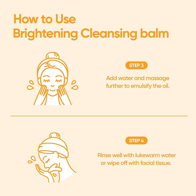 BANILA CO Clean it Zero Brightening Cleansing Balm | Korean Makeup Remover for Radiant Complexion | Vegan | Cleansing Oil, Facial Cleanser Made with Vitamin C & Citrus Extract (100ml / 3.38 fl.oz)