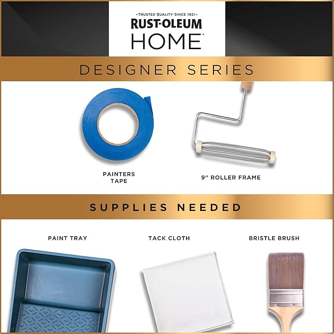 Rust-Oleum 391503 Home Designer Series Floor Coating Kit, High Gloss White