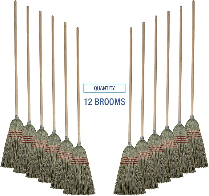 BROOM MAID MXDFBR WD HNDL