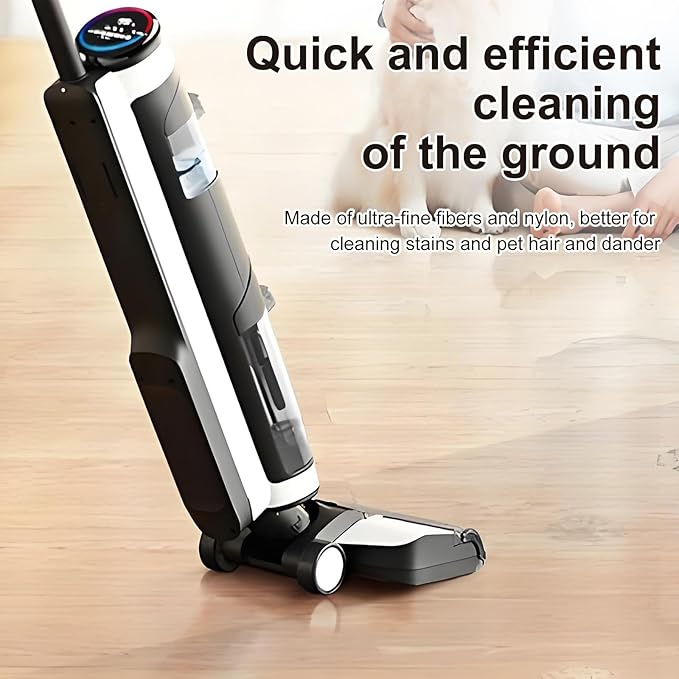 Vacuum Mop Roller Brushes and Filter Replacement Parts Compatible with Tineco Ifloor 3 Series, Floor One S3 Series, Ifloor 5 Breeze,The Set Includes 3 Roller Brushes 6 Filters and 2bottle solution