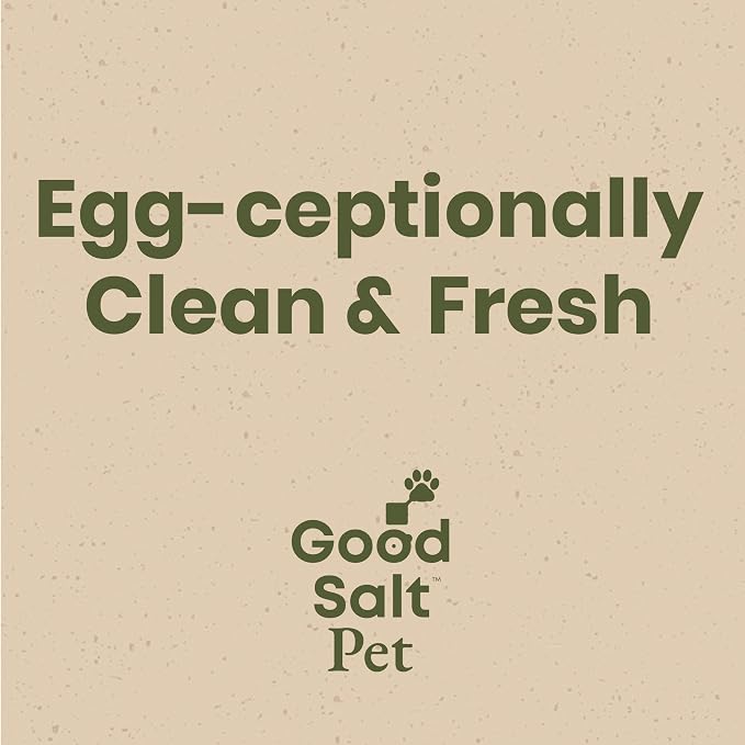 Clean Republic Good Salt Pet Fresh Nest Egg Wash, Natural Cleaner for Freshly Laid Eggs, Made in the USA, 1 Gallon Bottle