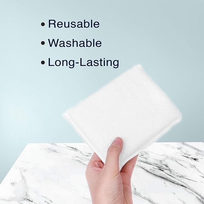 Professional Microfiber Sealer Applicator Pad – The Perfect Tool to Apply Sealer to All Natural Stone and Tile Like Marble, Granite, Concrete & Slate (White)