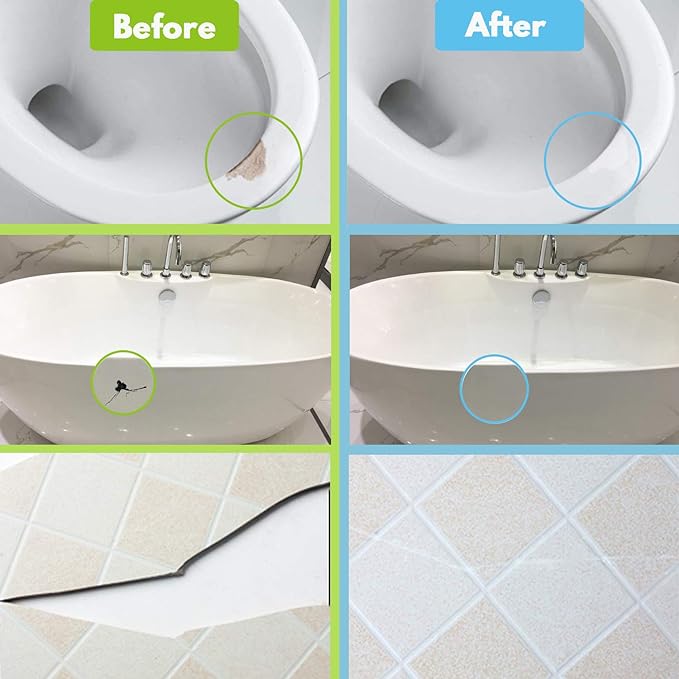 NADAMOO Tub and Tile Repair Kit and Refinishing Paint Kit White 3kg / 105oz