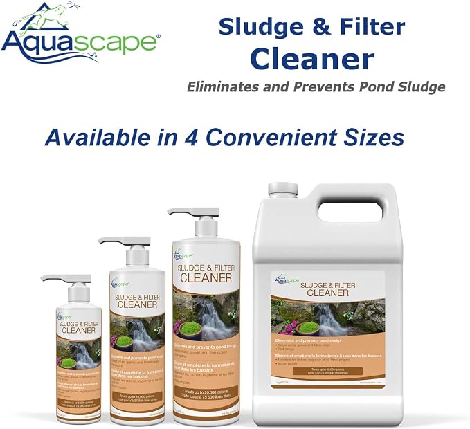 Aquascape Sludge & Filter Cleaner/Liquid 4 Liter / 1 gal