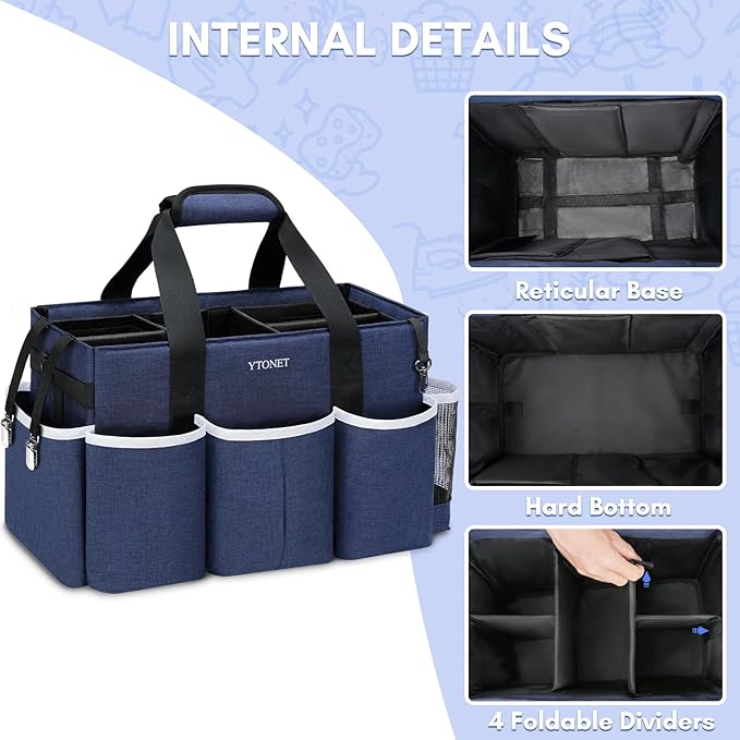 Ytonet Wearable Cleaning Caddy Bag & Rosered Portable Cleaning Caddy