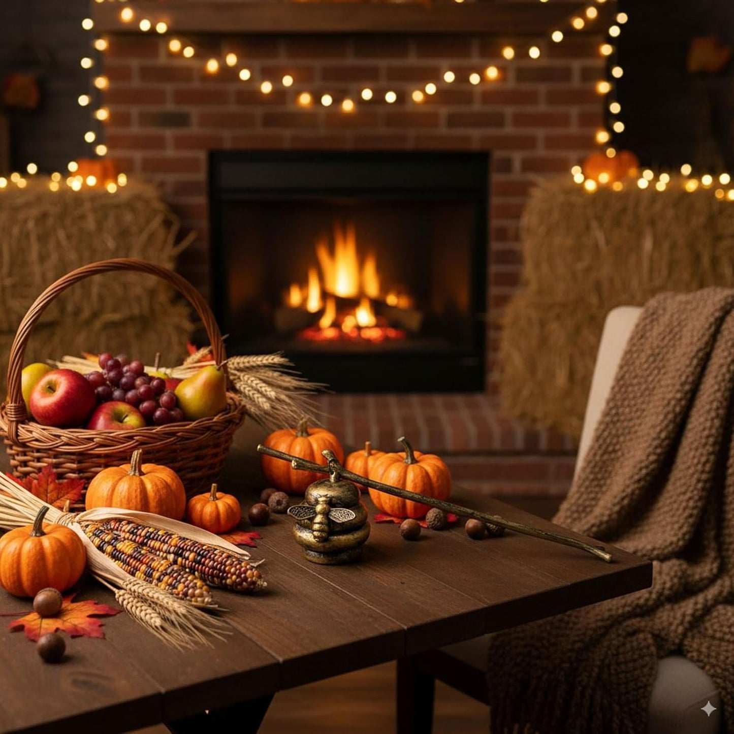 AIM & GGKK Vintage Bronze Beehive Candle Snuffer Extinguisher - Long Handle for Safe Flame Out, Decorative Candle Accessory with Bee Design