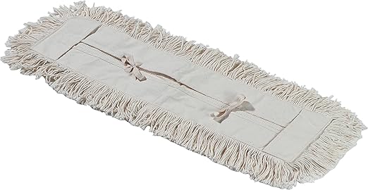 SPARTA Flo-Pac Dust Mop Tie Back, 48 Inches, Tan, (Pack of 12)