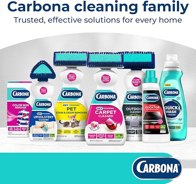 Carbona Oven Rack & Grill Cleaner Kit, Includes Bag & Gloves, Eliminates Thick Grease, Grime & Baked-On Food, Unscented Formula