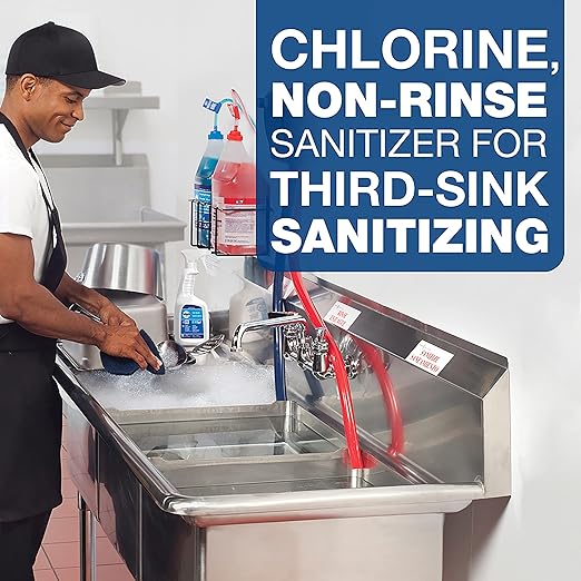 Clean Quick Powdered Chlorine-Based Sanitizer, 1oz Packet, 100/carton