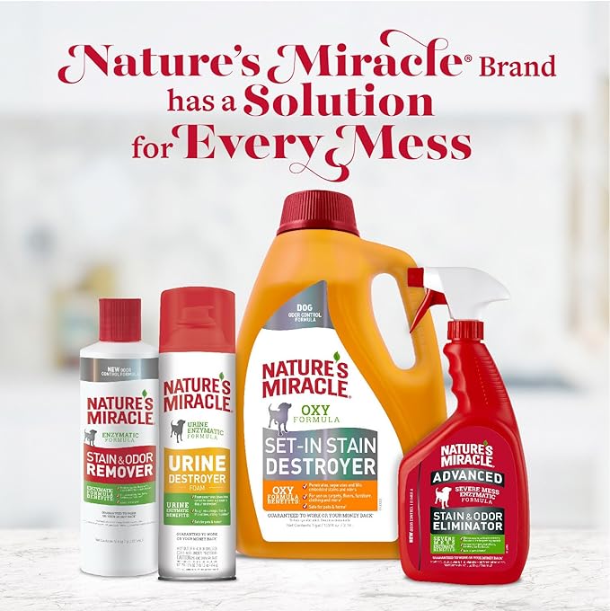 Nature’s Miracle Advanced Stain and Odor Eliminator Cat, For Severe Cat Messes