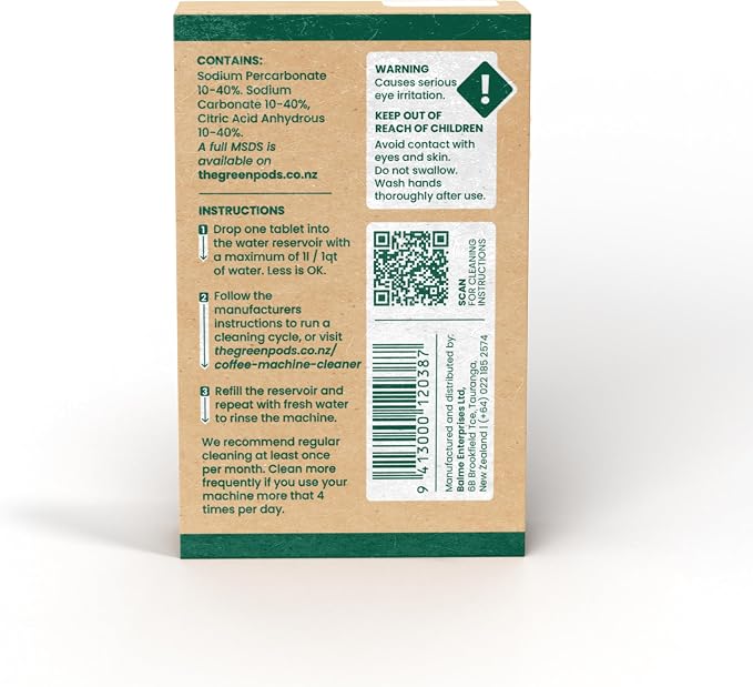 Coffee Machine Cleaner Tablets, 1 Year Supply, Compatible With All Machines Including Breville, Delonghi, Nespresso, Keurig and More.