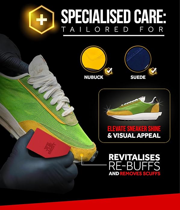 Crep Protect Ultimate Essentials Pack - Sneaker Cleaner, Suede & Nubuck Eraser, Premium Shoe Brush, Wipes