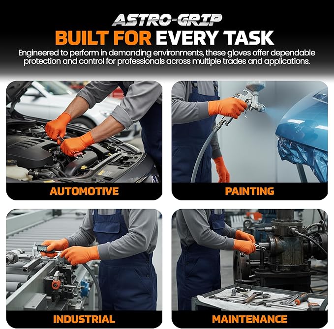 Raptor Grip™ Powder Free Exam Grade Nitrile Gloves