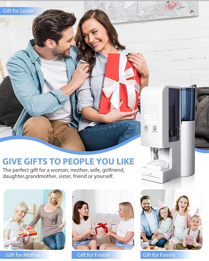 Hot Face Towel Heater Machine, Automatic Disposable Towel Warmer with Steam, 5-Second Heating, 55°C Constant Temperature, Portable Face Towel Steamer (Towel Machine+100PCS Towels)