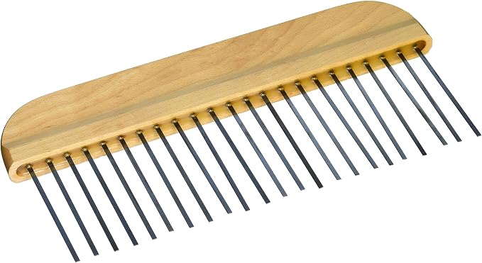 Kraft Tool CC201 12-Inch Flat Wire Texture Hand Broom with 1/2-Inch Spacing