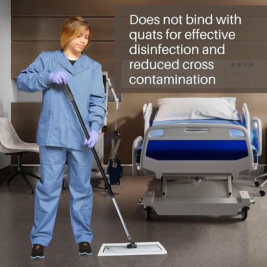 Taski D7520277 JM Ultra Plus Telescoping Mop Handle, Commercial Floor Mop Handle, Steel Gray & Orange, Extends 100-170cm (Long), 1-Count