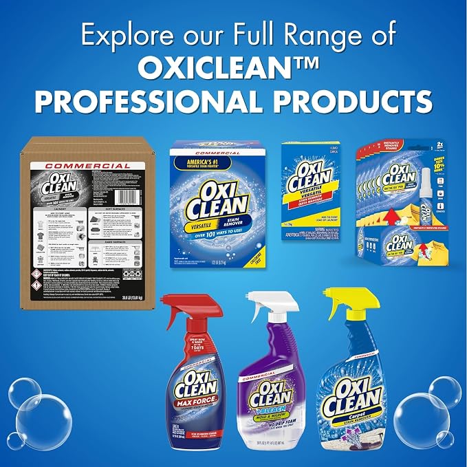 OxiClean Versatile Stain Remover Professional, Coin Vend 1 oz., Single Load, (Pack of 156)
