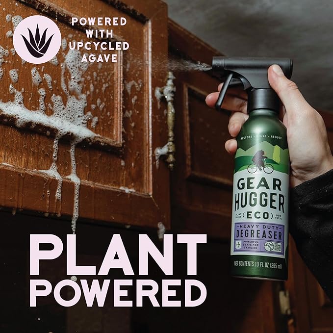 Gear Hugger All-Purpose Degreaser Spray Bottle (10 oz, Pack of 1) – Home & Kitchen Eco Friendly Cleaning Supplies, Powerful Degreaser Spray for Countertops & Household Surfaces, Plant Based, Non-Toxic