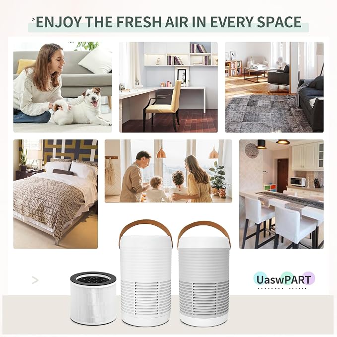 AP-T100FL Filter Replacement Compatible with HoMedics Air Purifier Filters AP-T100FL AP-T95 | True HEPA Activated Carbon Filter 3-in-1 | 2-Pack