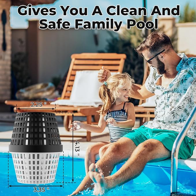 Pool Cartridge 20K-30k Gallons for Above Ground and In Ground Swimming Pools (Black and White)