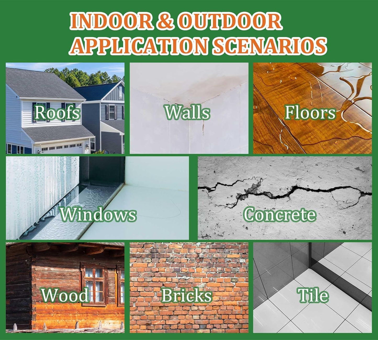 Waterproof Sealant 35oz, Transparent Waterproof Coating for Roof, Floor, Bathroom, Wall, Window, Concrete, Invisible Water Proof Agent for Repairing Leaks, Indoor & Outdoor Waterproofing Adhesive