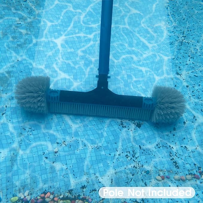 POOLWHALE 17.5" Pool Net with 20" Pool Brush