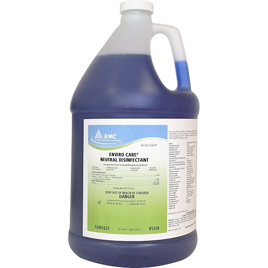 RMC Enviro Care Neutral Disinfectant Concentrate, 1:64 Formula, pH Neutral, 1 gallon