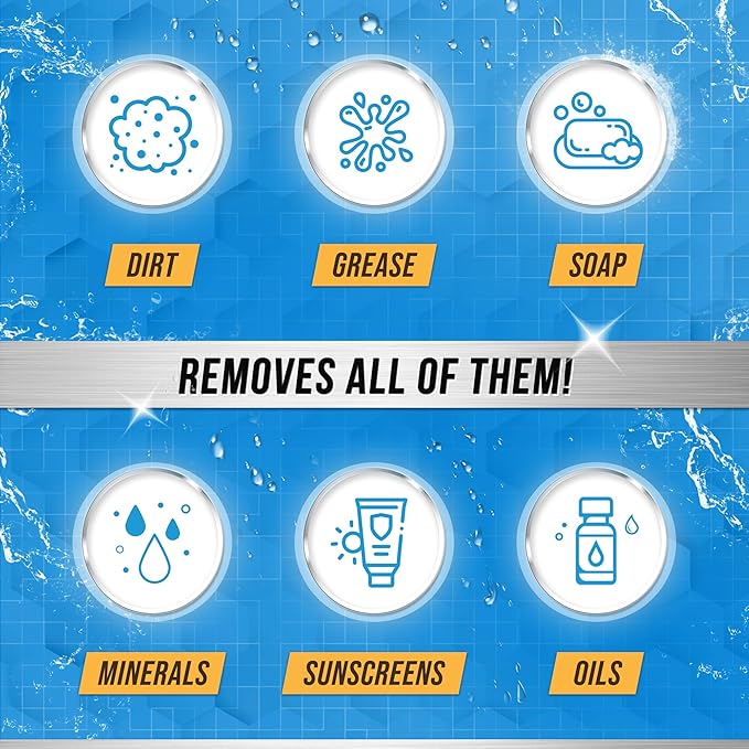 ACTIVE Hot Tub & Spa Filter Cleaner and Septic Tank Treatment Pods - Includes 32oz Hot Tub Filter Cleaner and 12ct Septic System Treatment Pods