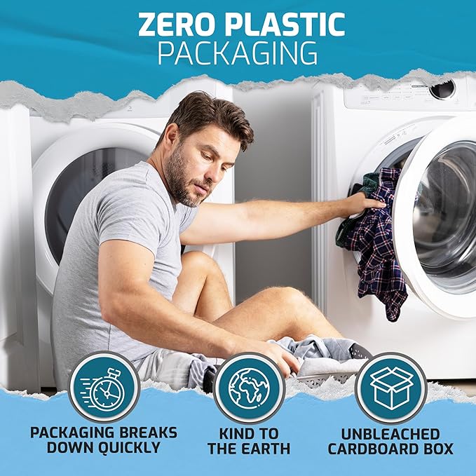 RAW BASICS Scent Booster for Washer, Lavender Aroma and Dryer Sheets, 80 Bulk Loads