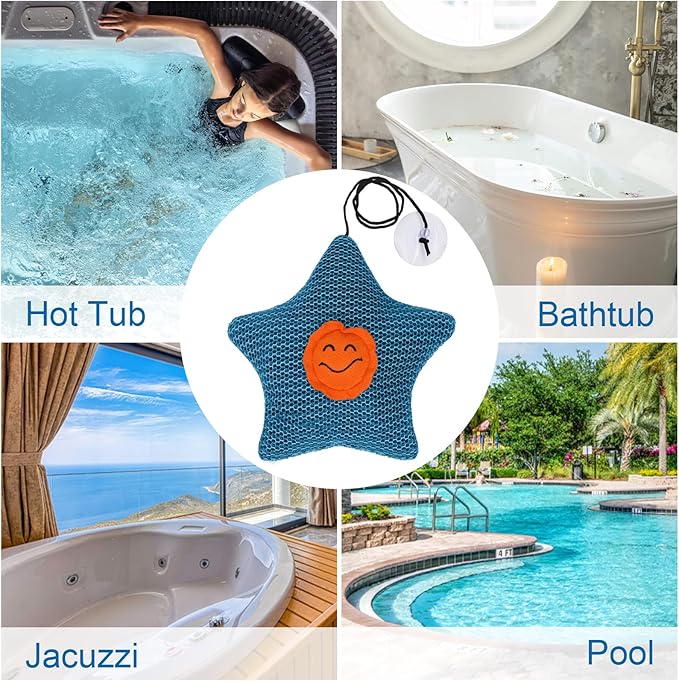 Hot Tub Scum Absorber - 2 Pack Oil Absorbing Hot Tub Floating Sponge Cleaner Absorber, Keeps Water Clear, Reusable Pool Scum Absorber Hot Tub Spa Accessories