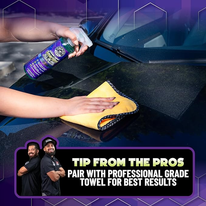 Chemical Guys Raging Rhino Waterless Car Wash, Quick Detailer Spray And Wipe Exterior Cleaner, 2 Pack, 20 Oz Each