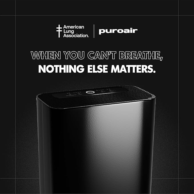 PuroAir 400 Replacement Filter - Genuine Puro Air 400 Filter Replacement - Official PuroAir Air Purifier HEPA Filter with CarbonTech Filters 99.9% of Pollen, Dust, Pet Dander, Smoke, Odors (4PK)